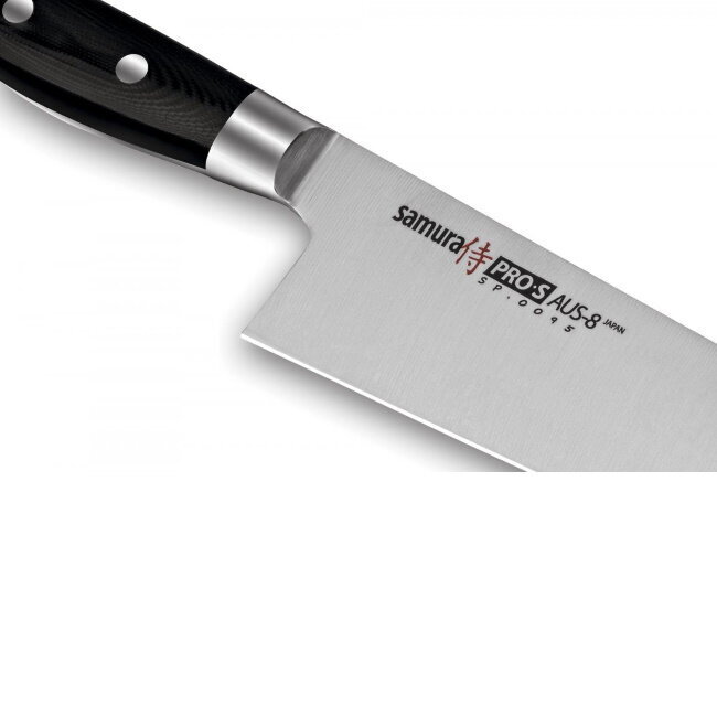 Universāls virtuves nazis SANTOKU 180mm Samura PRO-S no AUS 8 Japāņu tērauda 58 HRC cena un informācija | Naži un to piederumi | 220.lv