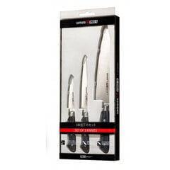 Samura PRO-S компл. из 3-ёх ножей: Paring 88mm / Utility 145mm / European Chef's 200mm из AUS 8 Японской стали 58 HRC цена и информация | Ножи и аксессуары для них | 220.lv