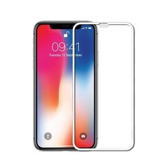 Hallo Full Face 5D / Full Glue Tempered Glass Aizsargstikls pilnam ekrānam Apple iPhone 7 / 8, balts cena un informācija | Ekrāna aizsargstikli | 220.lv