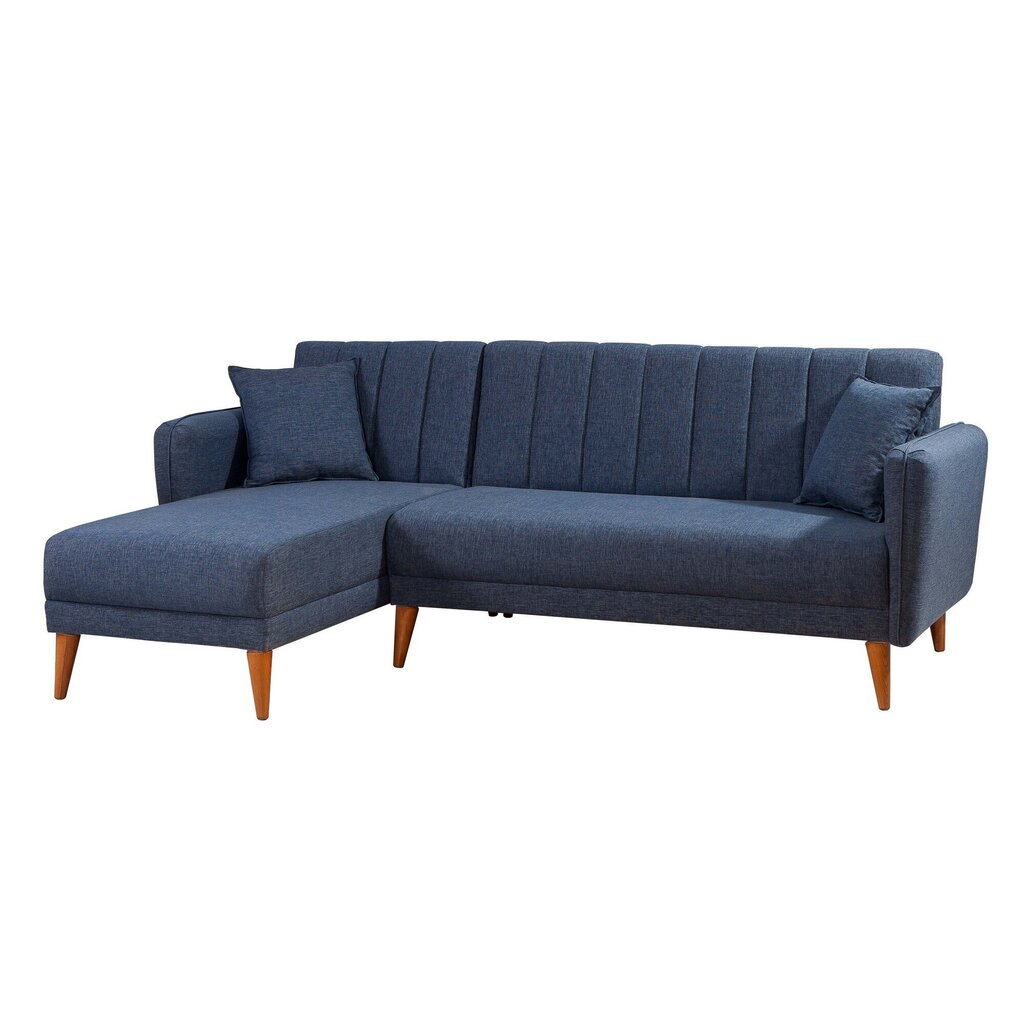 Stūra dīvāns Artie Aqua, zils цена и информация | Stūra dīvāni | 220.lv