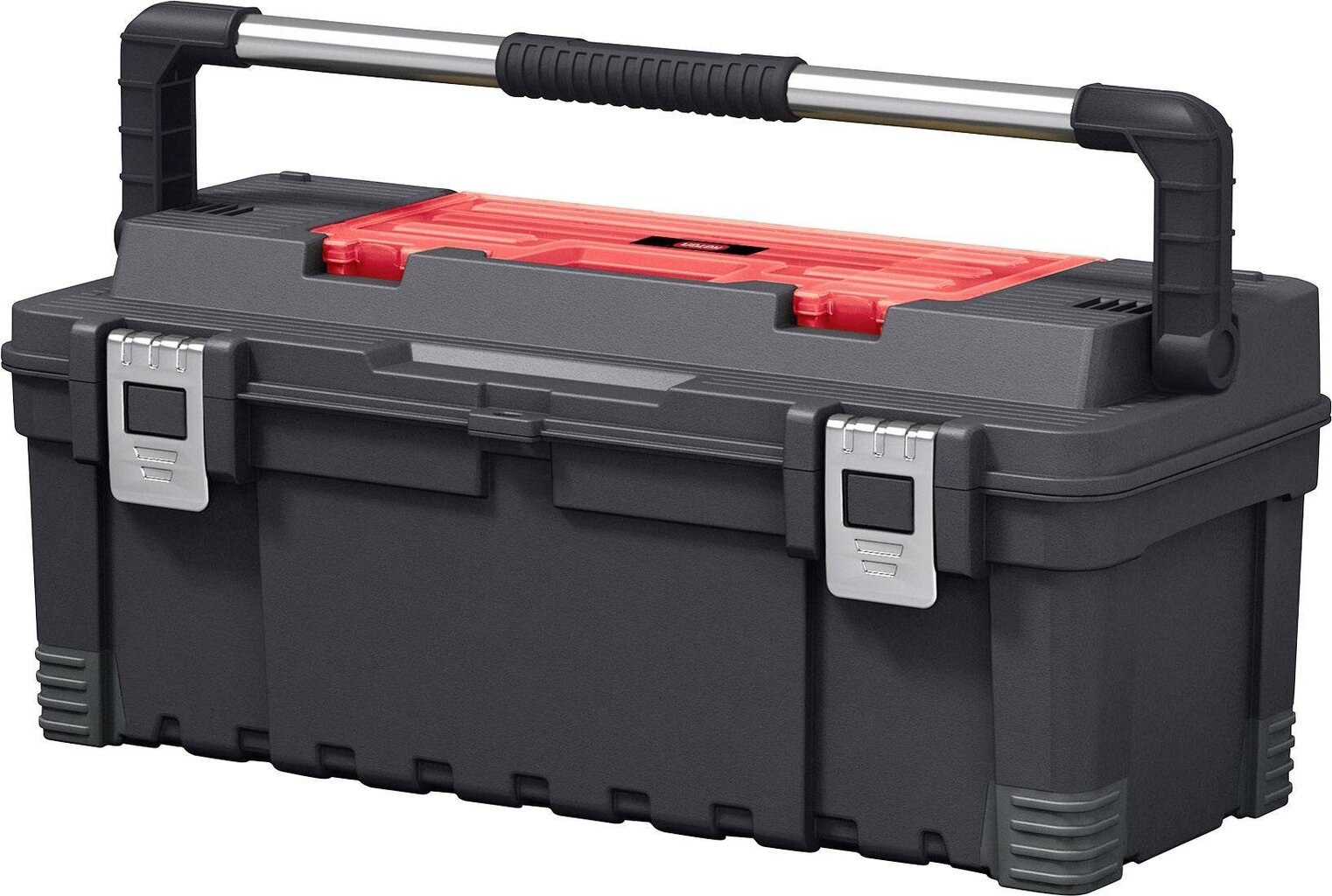 Instrumentu kaste ar organaizeru Hawk Tool Box 66x28,7x26,6cm cena un informācija | Instrumentu kastes | 220.lv