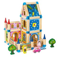 Строительный набор для деревянного дома EcoToys  цена и информация | Развивающие игрушки | 220.lv