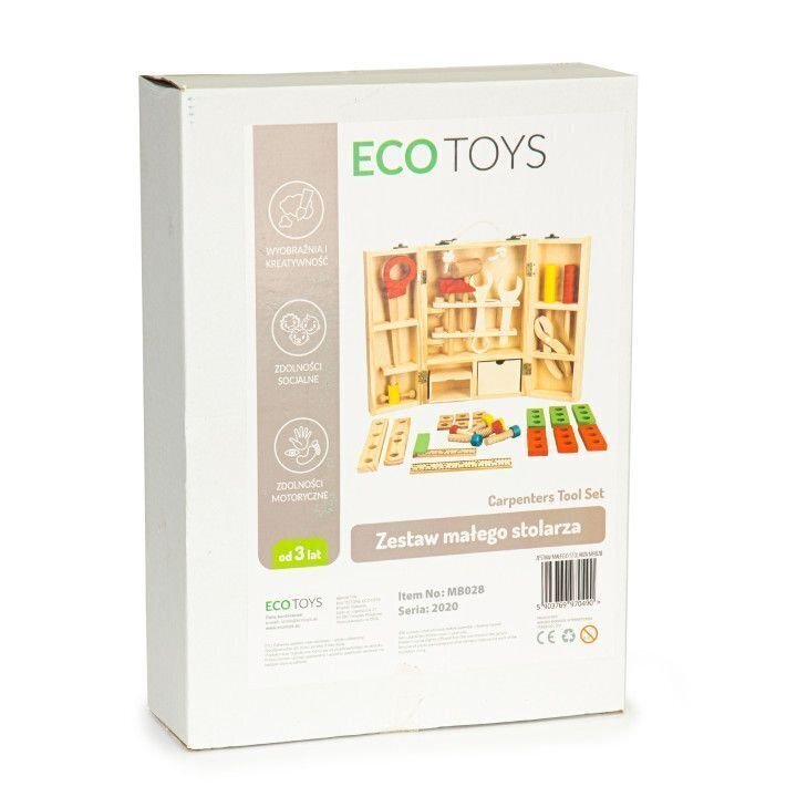 Koka darbarīku komplekts EcoToys XXL цена и информация | Rotaļlietas zēniem | 220.lv