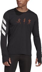 Adidas Футболки Conf Gfx Ls Black цена и информация | Мужские толстовки | 220.lv