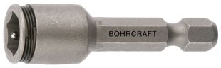 Вставка торцевого ключа с пружиной 1/4" (SW 8 x 65 мм) BOHRCRAFT цена и информация | Шуруповерты, дрели | 220.lv