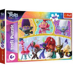 Puzle Trefl Trolls (Troļļi), 160 d. cena un informācija | Puzles, 3D puzles | 220.lv
