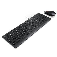 Комплект беспроводной клавиатуры и мыши LENOVO Essential для США цена и информация | Клавиатуры | 220.lv