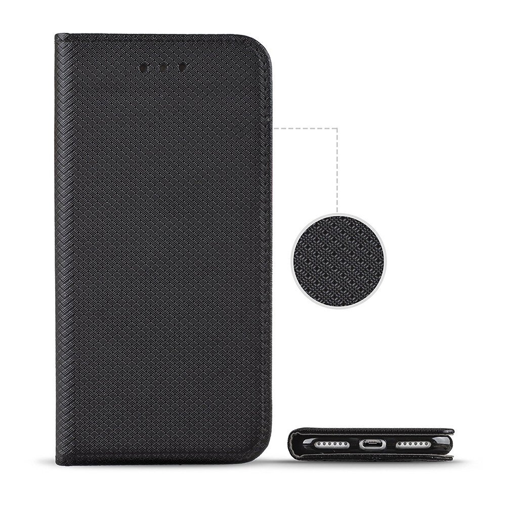 Hallo Smart Magnet Book Case Grāmatveida Maks Telefonam Apple iPhone 11 Pro Melns cena un informācija | Telefonu vāciņi, maciņi | 220.lv