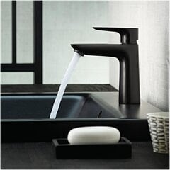 Hansgrohe Talis E izlietnes jaucējkrāns, Matt Black, 71710670 цена и информация | Смесители | 220.lv