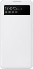 Чехол Samsung S View Cover для Galaxy A42 5G белый EF-EA426PWEGEE цена и информация | Чехлы для телефонов | 220.lv