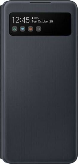 Samsung S View vāciņš Galaxy A42 5G melns EF-EA426PBEGEE cena un informācija | Telefonu vāciņi, maciņi | 220.lv