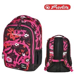 Herlitz Skolas soma be.bag be.ready, 30 l / Pink summer цена и информация | Школьные рюкзаки, спортивные сумки | 220.lv