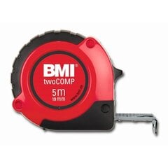 Рулетка BMI twoCOMP (8 м) цена и информация | Механические инструменты | 220.lv