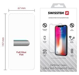 Aizsargstikls Huawei Nova 5T Swissten Ultra Slim Tempered Glass Premium 9H cena un informācija | Ekrāna aizsargstikli | 220.lv