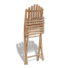 Āra krēsli VidaXL, brūni cena un informācija | Dārza krēsli | 220.lv