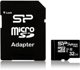 Silicon Power SP032GBSTH004V10-SP MicroSD 32GB цена и информация | Карты памяти для мобильных телефонов | 220.lv