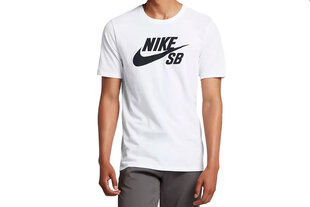 Vīriešu T-krekls Nike SB Logo Tee 821946-100, balts cena un informācija | Sporta apģērbs vīriešiem | 220.lv