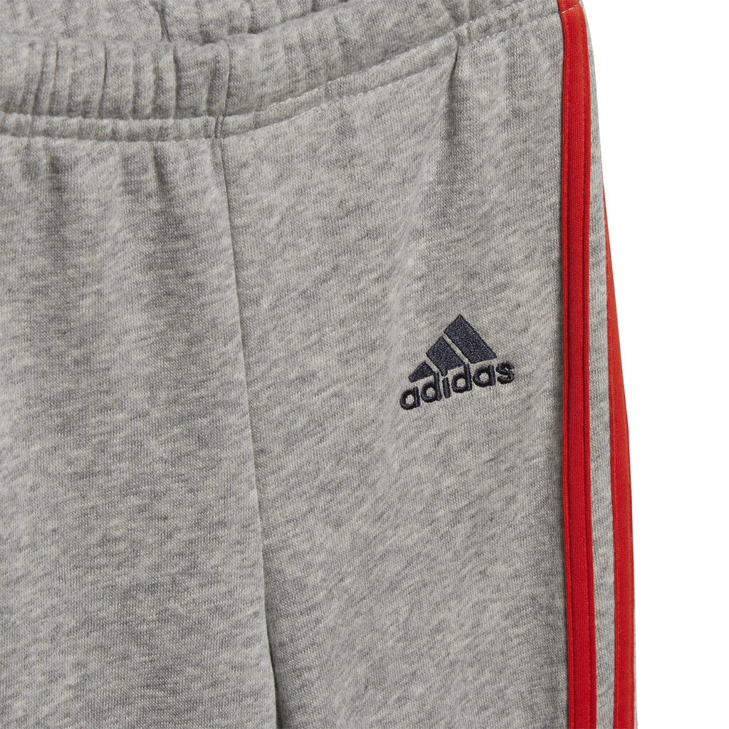 Adidas Sporta tērps I Mh Log Jog Fl Grey Red цена и информация | Komplekti zēniem | 220.lv