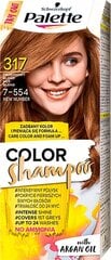 Шампунь-окрашиватель Palette Color Shampoo, 317 (7-554) Ореховый Блондин цена и информация | Краска для волос | 220.lv