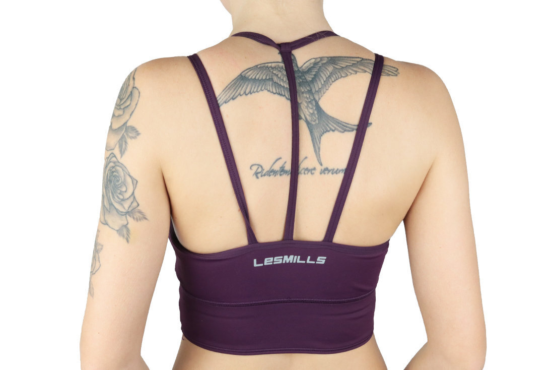 Sporta krūšturis sievietēm Reebok Les Mills Dance Sports Bra BS4298, violets цена и информация | Sporta apģērbs sievietēm | 220.lv
