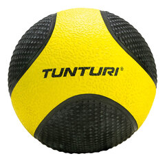 Мяч для силовых тренировок Tunturi 1 кг, желтый / черный цена и информация | Гири | 220.lv