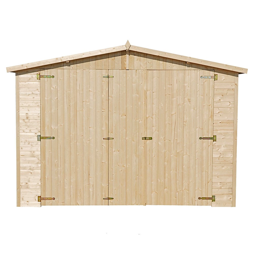 Koka garāža Timbela M101 cena un informācija | Dārza mājiņas, šķūņi, malkas nojumes | 220.lv