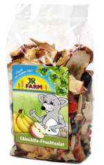 JR Farm šinšillu barības papildinājums Chinchillas Fruit Salad, 125 g cena un informācija | Barība grauzējiem | 220.lv