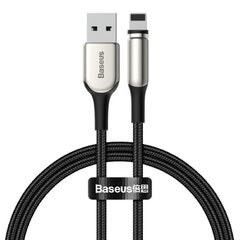 Baseus CALXC-H01 Smart Кабель для передачи данных и подзаряда с магнитным коннектором USB на Lightning 1m Черный цена и информация | Кабели для телефонов | 220.lv