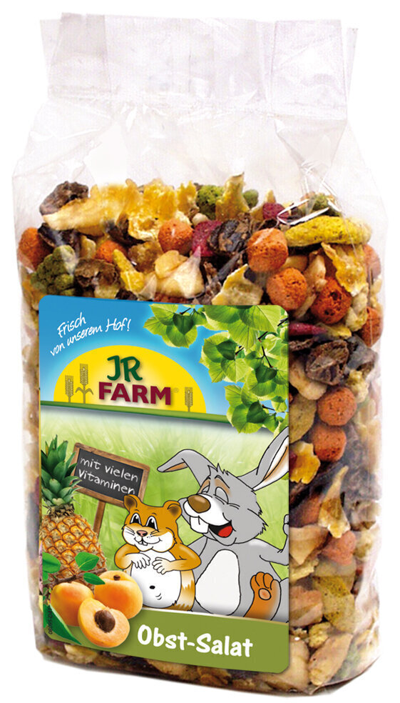 JR Farm grauzēju barības piedeva - augļu maisījums Fruit Salad, 200 g cena un informācija | Barība grauzējiem | 220.lv