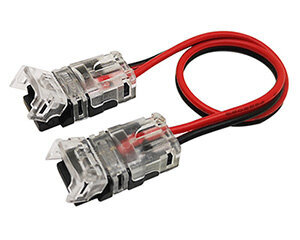 Разъем Eurolight для подключения светодиодных лент с 10см кабелем цена и информация | Светодиодные ленты | 220.lv