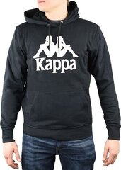 Джемпер для мужчин Kappa Taino Hooded 705322-19-4006, черный цена и информация | Мужские толстовки | 220.lv