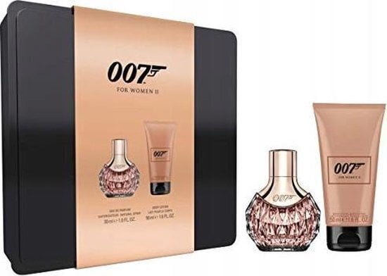 Komplekts James Bond 007 For Women II: EDP sievietēm, 30 ml + ķermeņa losjons, 50 ml cena un informācija | Sieviešu smaržas | 220.lv