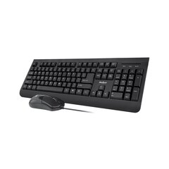 Kлавиатура + мышь Rebel WDS100, черная (ENG) цена и информация | Клавиатуры | 220.lv