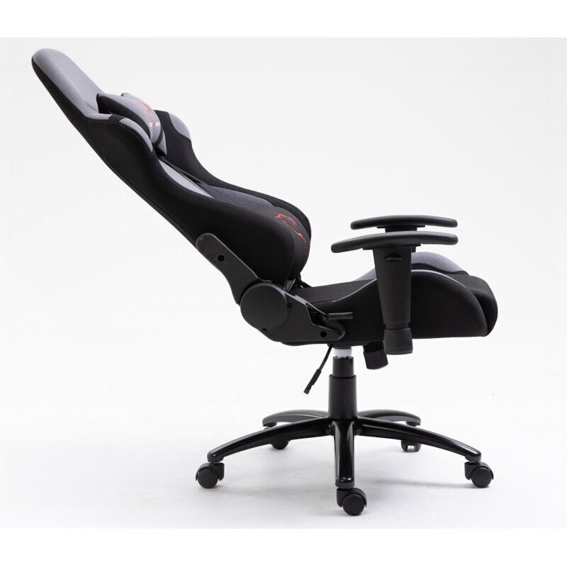 Spēļu krēsls Nore F4G FG38/F, melns/ tumši pelēks cena un informācija | Biroja krēsli | 220.lv