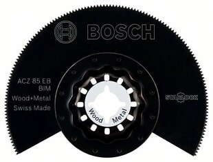 Полотно для многофункциональных инструментов Bosch BIM ACZ 85 EB древесина, металл 85 мм [2608661636) цена и информация | Механические инструменты | 220.lv
