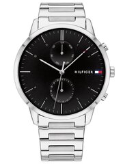 Tommy Hilfiger мужские часы Hunter 1710407, цвет серебра цена и информация | Мужские часы | 220.lv