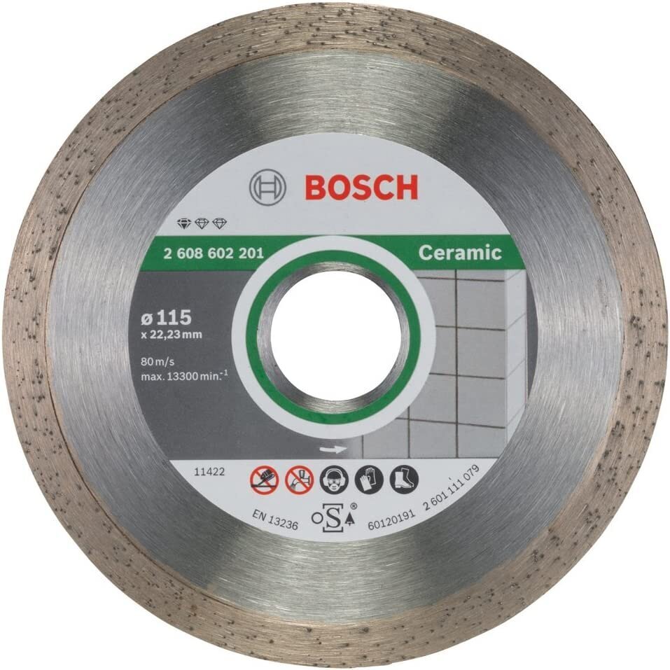 Dimanta griešanas disks Bosch, 115 x 22,23 mm Professional Eco cena un informācija | Slīpmašīnas | 220.lv