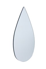 Зеркало в форме капли минималистичного дизайна со спинкой из черной древесноволокнистой плиты цена и информация | Зеркала | 220.lv