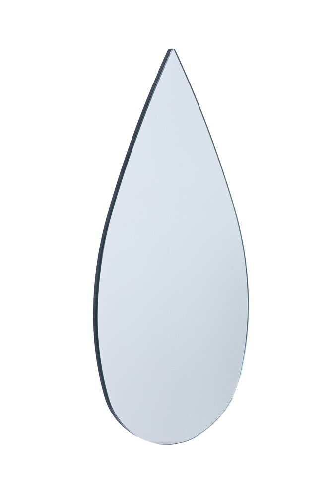 Minimālisma dizaina spogulis piliena formā ar melnu šķiedru plātņu aizmuguri cena un informācija | Spoguļi | 220.lv