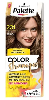 Krāsojošs matu šampūns Schwarzkopf Palette Color, 231 Light Brown cena un informācija | Matu krāsas | 220.lv