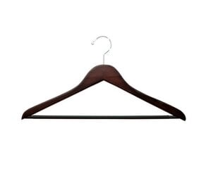 Вешалка anti-slip, темно-коричневая цена и информация | Мешки для одежды, вешалки | 220.lv