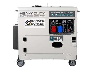 Generators Konner&Sohnen KS 9200DE-1/3 HD ATSR Silent cena un informācija | Elektrības ģeneratori | 220.lv