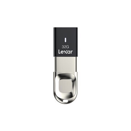 Atmiņas karte Lexar Fingerprint F35, 32GB, USB 3.0 cena un informācija | USB Atmiņas kartes | 220.lv