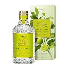 Одеколон 4711 Acqua Colonia Lime & Nutmeg EDC для мужчин/женщин, 50 мл цена и информация | Женские духи Lovely Me, 50 мл | 220.lv