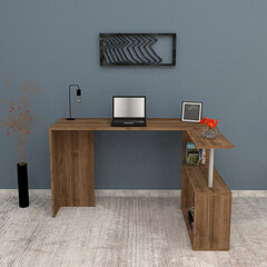 Письменный стол Cayko, темно-коричневый цена и информация | Компьютерные, письменные столы | 220.lv
