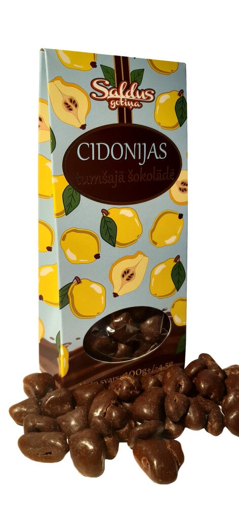 Cidonijas tumšajā šokolādē, 100 g цена и информация | Saldumi | 220.lv