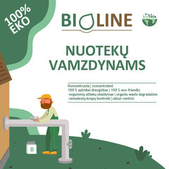 Средство для канализационных труб BioVala - Bioline, 500 г / 20 раз цена и информация | Микроорганизмы, бактерии | 220.lv