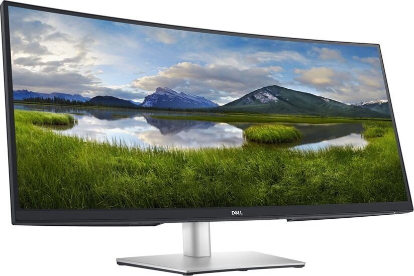 LCD monitors|DELL|P3421W|34"|Business/Curved/21 : 9|Panelis IPS|3440x1440|21:9|60 Hz|Matēts|8 ms|Pagriežams|Regulējams augstums|Nosvērts|Sudraba krāsa cena un informācija | Monitori | 220.lv