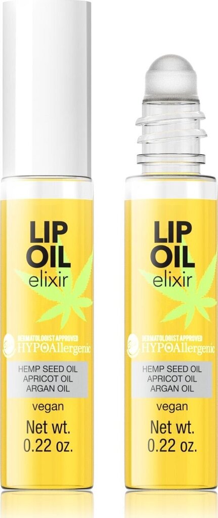 Mitrinoša, atjaunojoša lūpu eļļa Bell Hypoallergenic Lip Oil Elixir 6.5 g cena un informācija | Lūpu krāsas, balzāmi, spīdumi, vazelīns | 220.lv