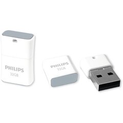 USB флешка Philips FM32FD85B/10 32GB USB 2.0 Pico Edition Grey цена и информация | Philips Внешние носители данных | 220.lv